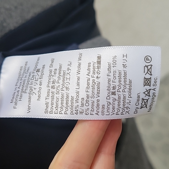 J. Crew Wool Charcoal Pea Coat - Picture 7 of 10